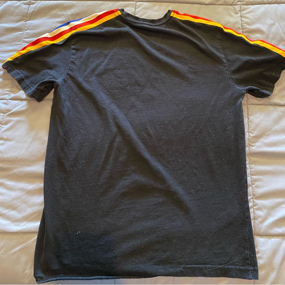 Striped Black T Shirt